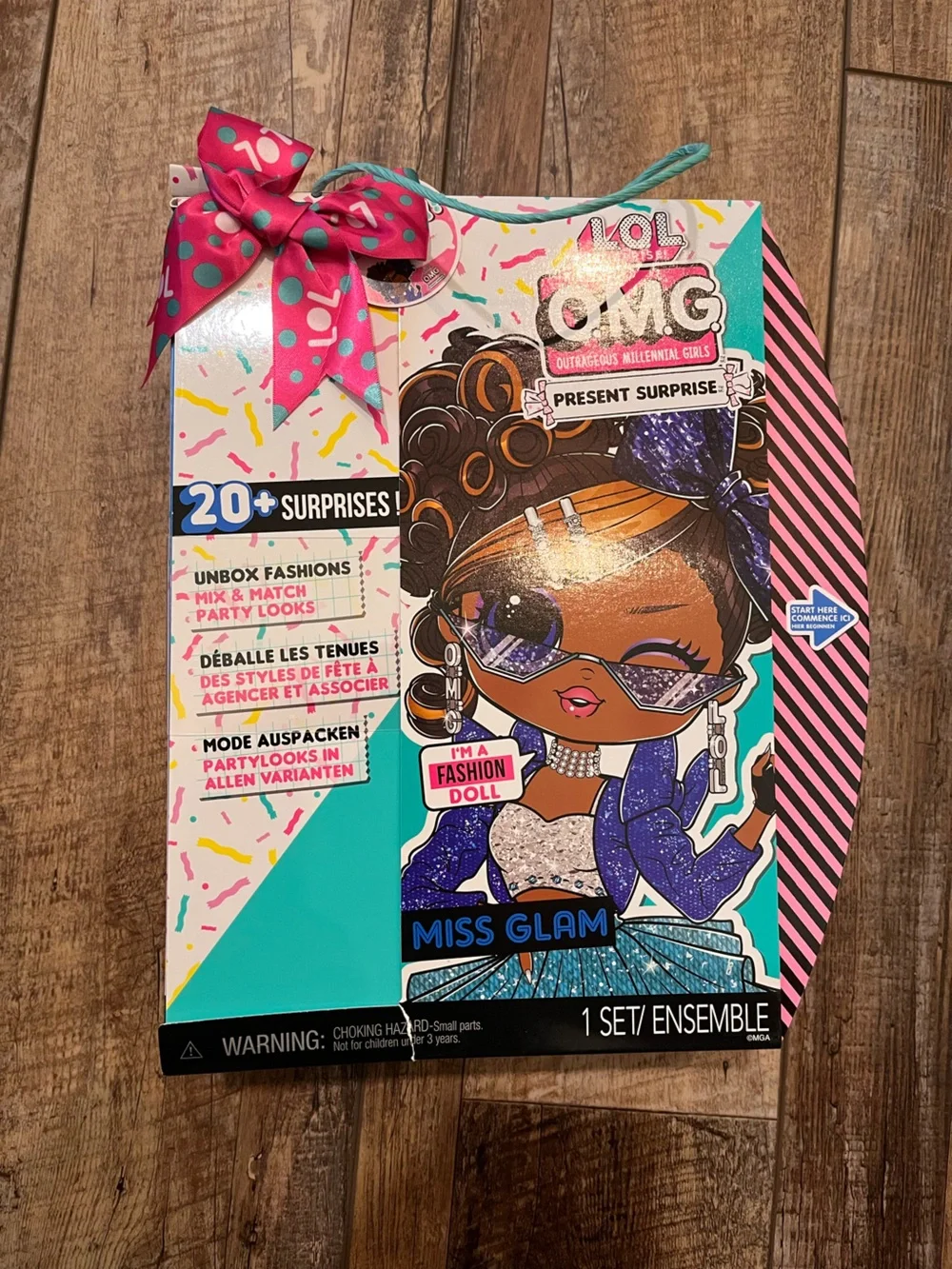 L.O.L. Surprise! Miss Glam Doll Box - Pink & Teal